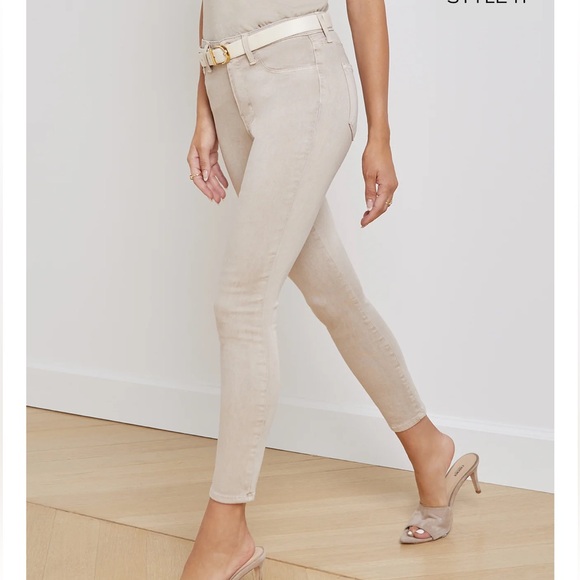 L'AGENCE Women's Skinny Jeans in Cream
